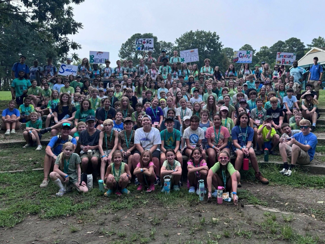 4-H Junior Camp group photo for 2024